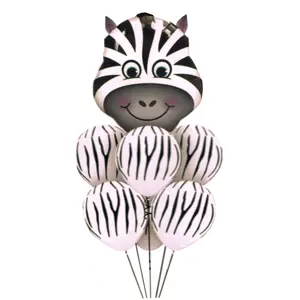 KIK KX5950 Fóliové balónky zebra set 60x70 cm