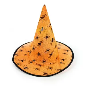 klobouk čarodějnický/halloween oranžový