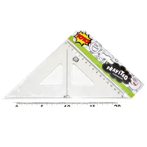 Produkt Koh-i-noor 45/141 trojúhelník s kolmicí čirý