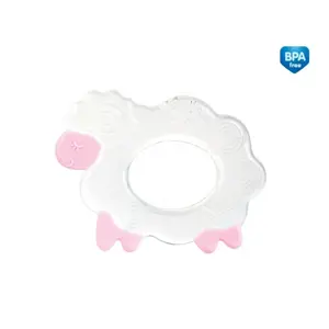 Kousátko silikonové Canpol Babies - Ovečka - růžové