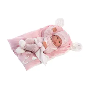 Produkt Llorens 73860 NEW BORN HOLČIČKA - realistická panenka miminko s celovinylovým tělem - 40 cm