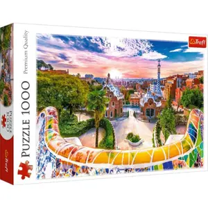 Produkt Trefl: Puzzle 1000 dílků - Západ slunce nad Barcelonou, Španělsko