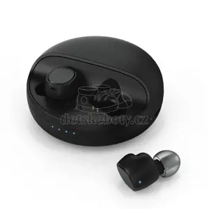 Produkt Hama Bluetooth špuntová sluchátka Disc, bezdrátová, nabíjecí pouzdro, černá 178881