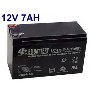 Gelová nabíjecí baterie 12 V - 7 Ah / 20 HR