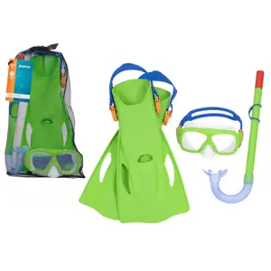 Produkt Bestway Bestway Potápěčská sada pro děti zelená - šnorchl, brýle a ploutve