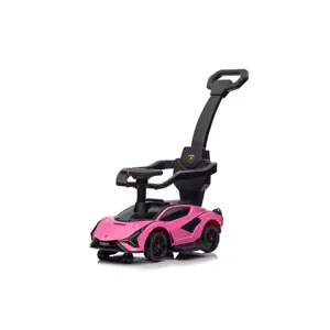 Produkt mamido Dětské odrážedlo auto s vodící tyčí Lamborghini Sian růžové