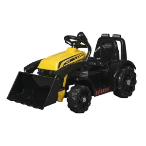Produkt mamido Dětský elektrický traktor s radlicí žlutý