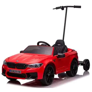mamido Elektrické autíčko BMW M5 s platformou lakované červené