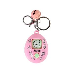 Produkt mamido Přívěšek na klíče Hra kámen nůžky papír růžový