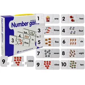 Produkt mamido Vzdělávací puzzle čísla