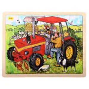 Produkt Bigjigs Toys Dřevěné puzzle traktor 24 dílků