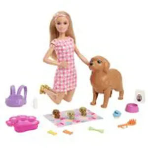 Produkt Mattel Barbie Novorozená štěňátka HCK75