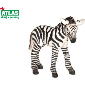 B - Figurka Zebra hříbě 7cm, Atlas, W101820