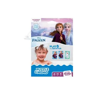 Produkt 2v1 Puzzle  Domino voděoodlné do vany Frozen