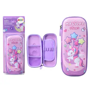 Produkt 3D penál Unicorn Expandable Purple 23x10x5 cm