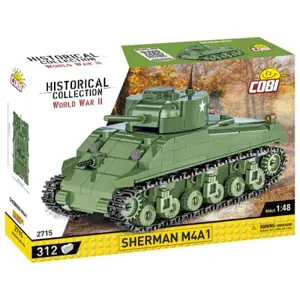 Produkt Americký tank Sherman M4A1 COBI 2715 - World War II 312 kostek