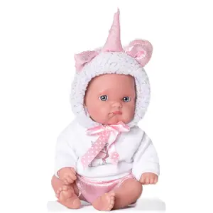 Produkt Antonio Juan 85105-1 Jednorožec bílý - realistická panenka miminko s celovinylovým tělem - 21 cm