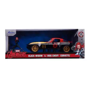 Auto Marvel Black Widow Chevy 1966 1:24 Dickie