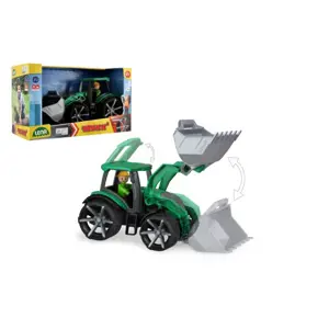 Auto Truxx 2 traktor se lžící plast 32cm s figurkou v krabici 37x22x16cm 24m+