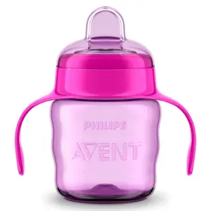 Avent Hrneček pro první doušky classic růžový 200ml