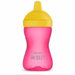 Produkt Avent netekoucí hrneček 300 ml tvrdá hubička růžová