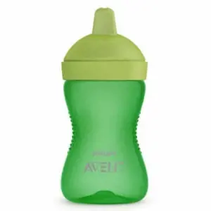 Avent netekoucí hrneček 300 ml tvrdá hubička zelená