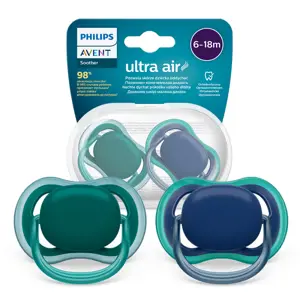 Produkt AVENT Ultra Air dudlík 6-18m tmavě modrá/zelená