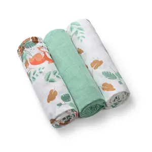 Produkt BabyOno Bavlněné pleny MINT Wild Nature 3 ks