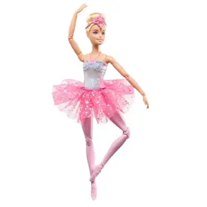Produkt Barbie svítící magická baletka s růžovou sukní
