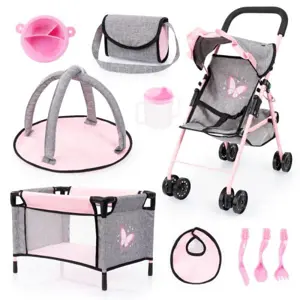 Bayer Design Golfový Buggy set růžová/šedá