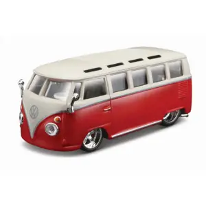 Bburago 1:32 Plus Volkswagen Van Samba Red