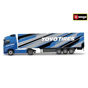 Produkt Bburago 1:43 Volvo FH16 Globetrotter 750 XXL / Trailer - Toyo Tires