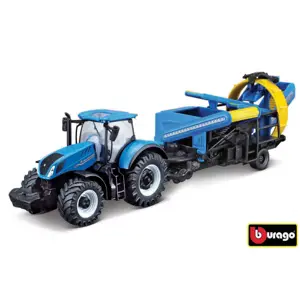 Produkt Bburago 10cm Farm tractor New Holland T7.315 s kultivátorem