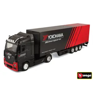 Bburago MB Actros Gigaspace Trailer Yokohama 1:43