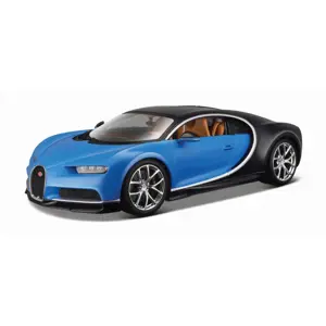 Bburago Plus Bugatti Chiron modrá 1:18