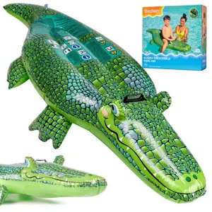 Produkt Bestway nafukovací krokodýl 41477 Buddy croc rider MAXI 1,52x0,71 m