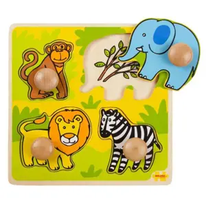 Produkt Bigjigs Puzzle Úchyt Safari 4 ks