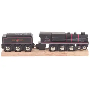 Produkt Bigjigs Rail dřevěná replika lokomotivy - Black 5 engine