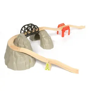 Produkt Bigjigs Rail dřevěná vláčkodráha - Set vysokohorská dráha