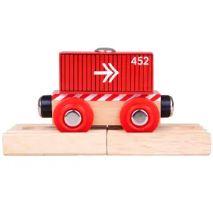 Produkt Bigjigs Rail Vagón červený kontejner