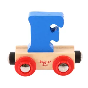 Produkt Bigjigs Rail vagónek dřevěné vláčkodráhy  - Písmeno F