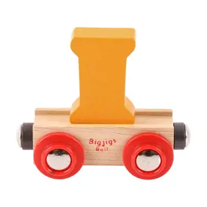 Produkt Bigjigs Rail vagónek dřevěné vláčkodráhy - Písmeno I