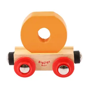 Produkt Bigjigs Rail vagónek dřevěné vláčkodráhy - Písmeno O