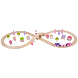 Produkt Bigjigs Rail vláčkodráha - Osmička pro princezny 40 dílů