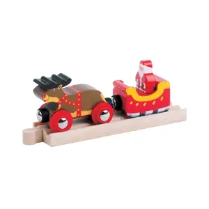 Produkt Bigjigs Rail vláčkodráhy - Santovo spřežení + kolej