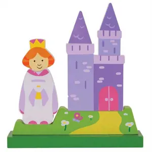 Produkt Bigjigs Toys - Magnetické vertikální puzzle Zámek