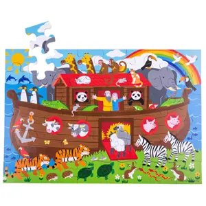 Produkt Bigjigs Toys Podlahové puzzle Noemova archa 48dílků