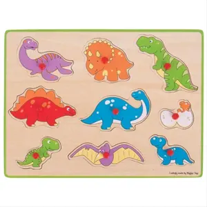 Produkt Bigjigs Toys vkládací puzzle dinosauři