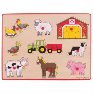 Produkt Bigjigs Toys vkládací puzzle farma