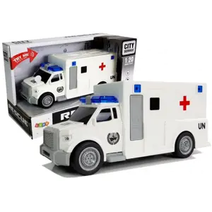 Produkt Bílý vůz ambulance 1:20 se zvukem